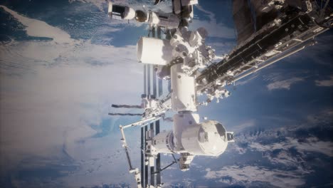Erde-Und-Weltraumstation-Iss